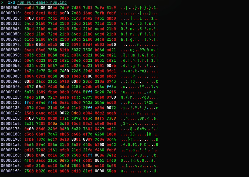 hex dump