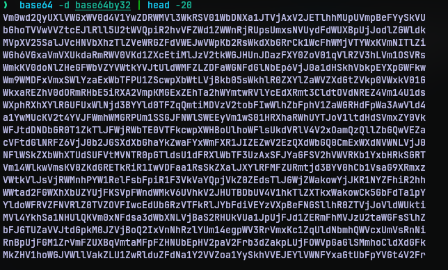 first decoding