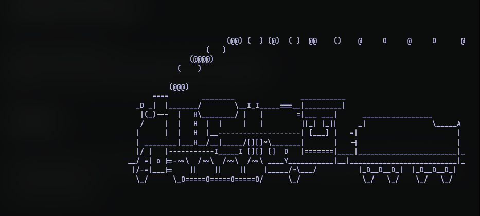 Train output from SSH